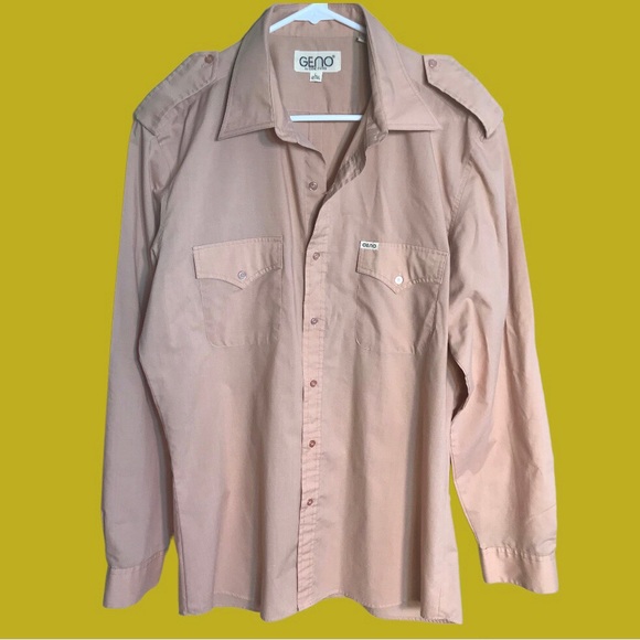 70s Vintage Geno Western Shirt - Picture 1 of 4